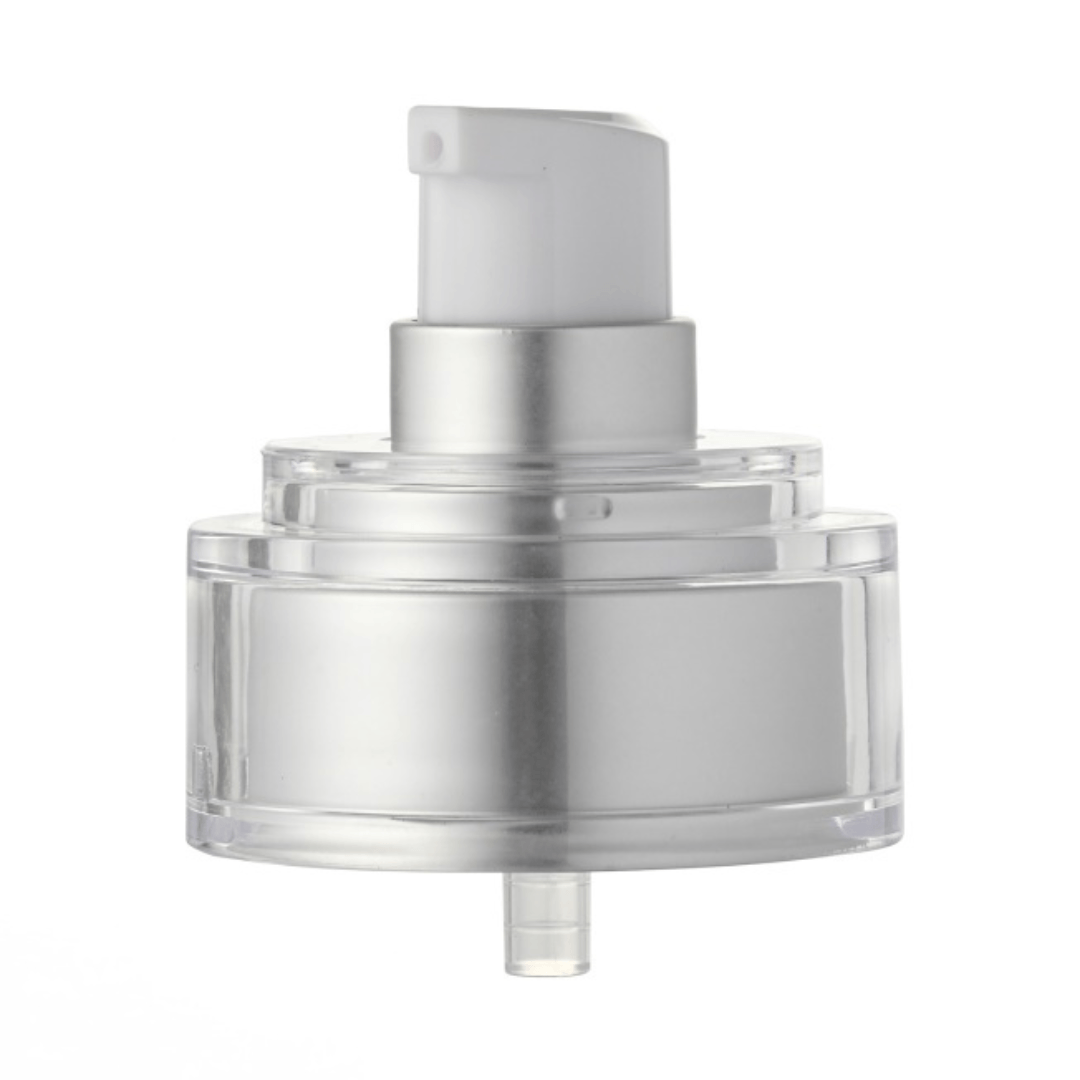 CHROME CYLINDER LOTION PUMP