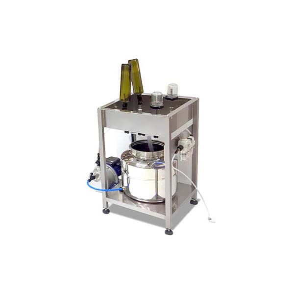 COMBINED AIR/WATER BOTTLE RINSER